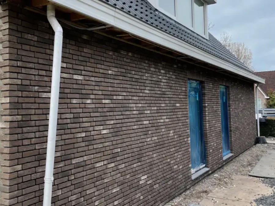 Foto: gevelisolatie door IBS Afbouw